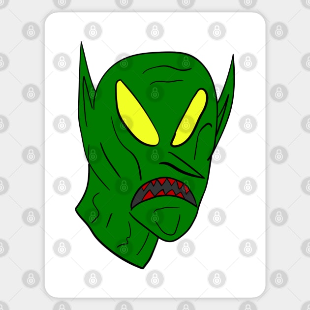 Goblin - Graphic Tee Sticker by Vortexspace